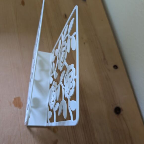 White Floral Metal Napkin Holder - IKEA - Picture 2 of 3